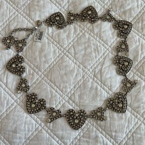 - Brighton crystal heart belt
